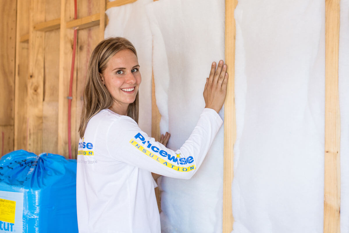 Installing Wall Insulation Batts Around Plumbing and Electrical Work