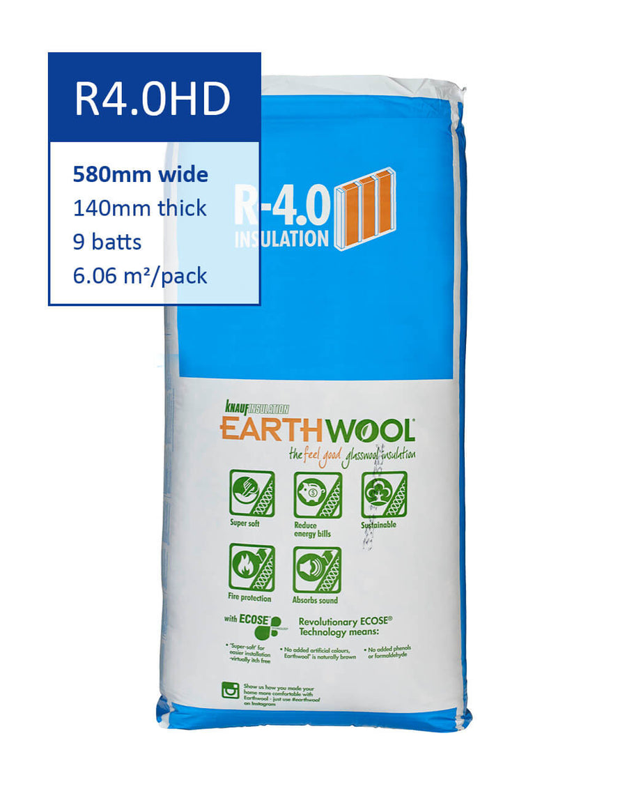 R4.0 HD Knauf Earthwool Sound Shield Insulation