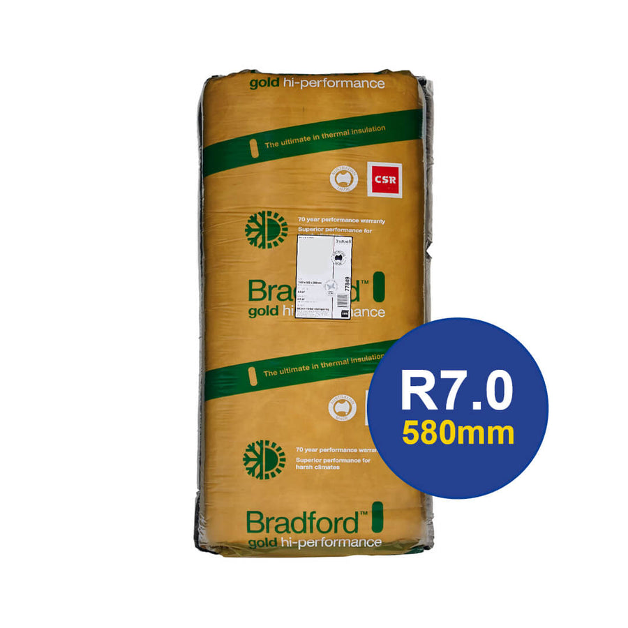 R7.0 Bradford Gold Hi-Performance Ceiling Insulation Batts