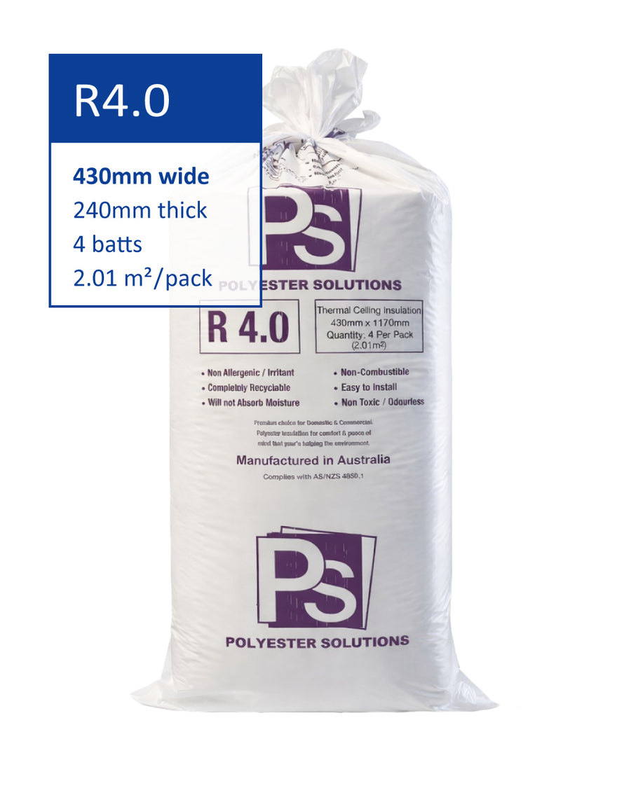 Polyester Ceiling Insulation Batts