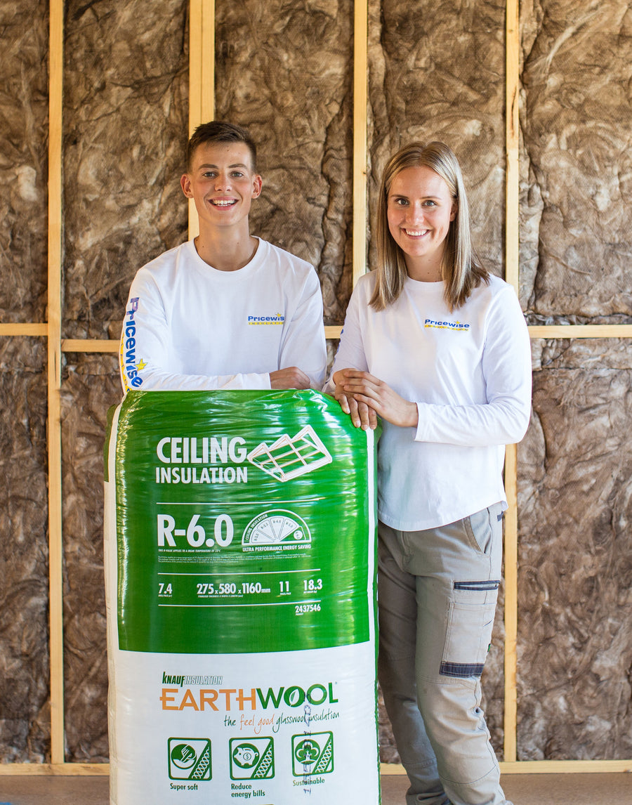 R3.5 Knauf Earthwool Ceiling Insulation Batts