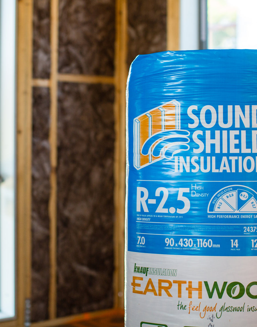 R2.5 Knauf Earthwool Sound Shield Insulation Batts (Suitable for Underfloors)