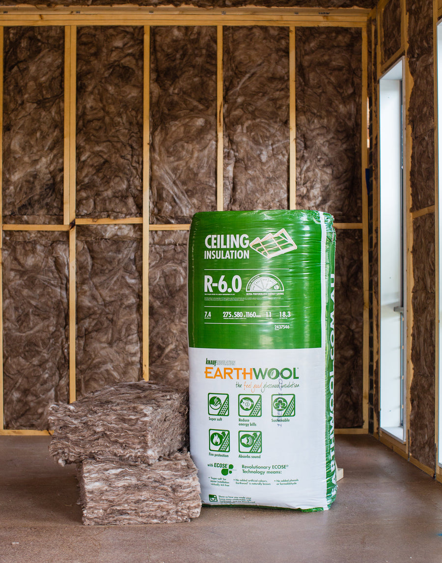 R6.0 Knauf Earthwool Ceiling Insulation Batts
