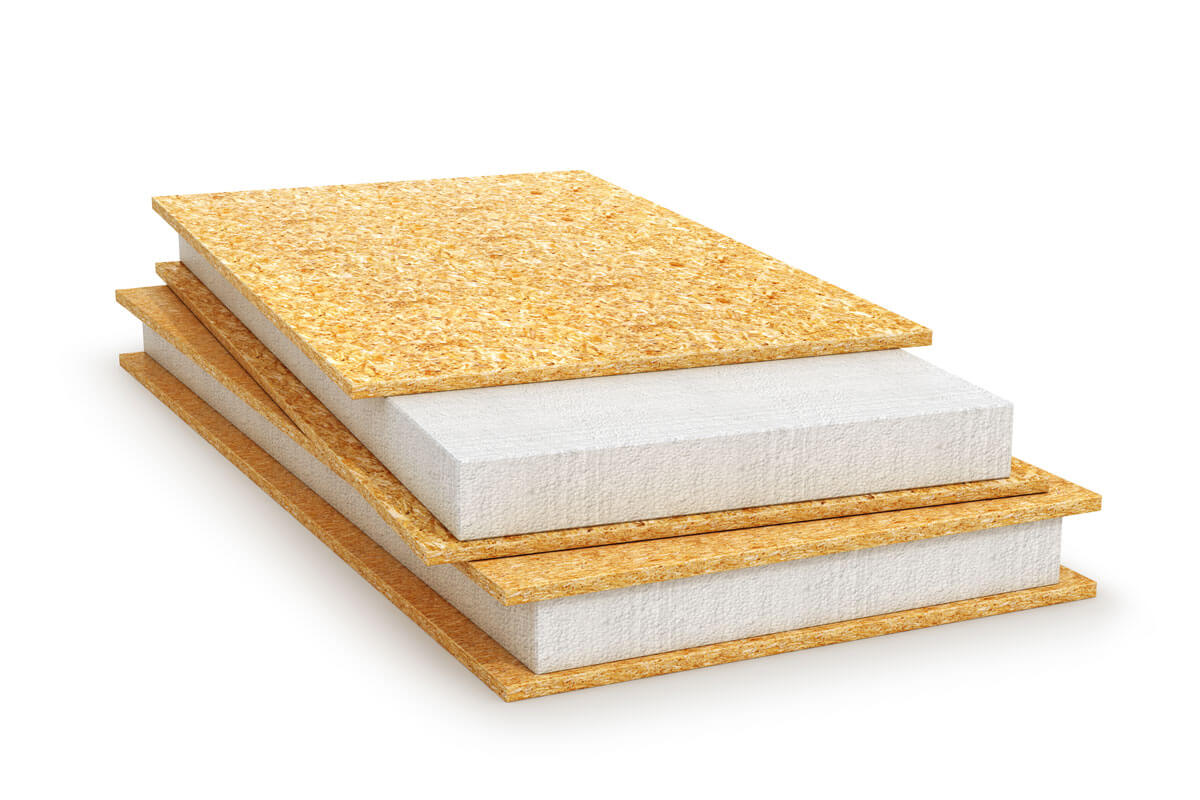 What are SIPs panels made of?