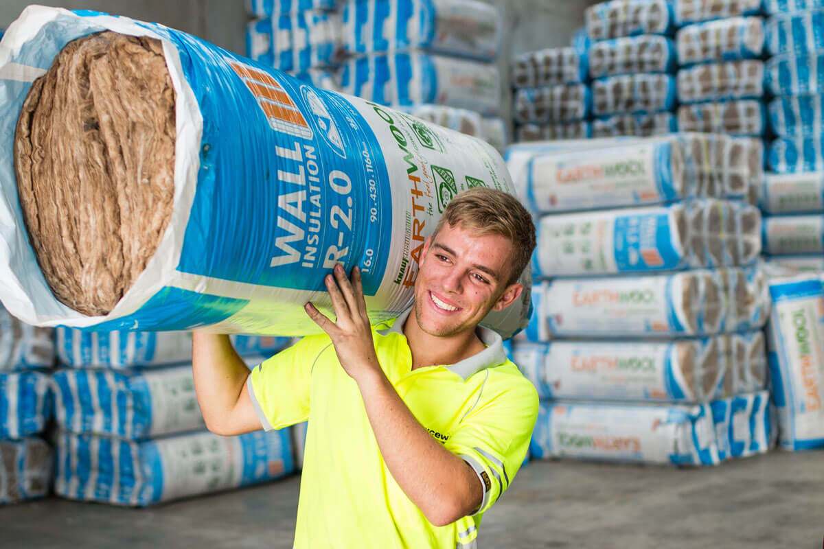Classic issue: the bag of insulation is bigger than manhole