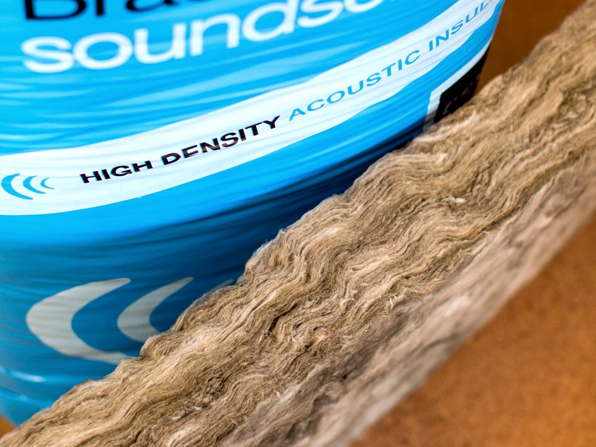Bradford SoundScreen acoustic insulation, close-up