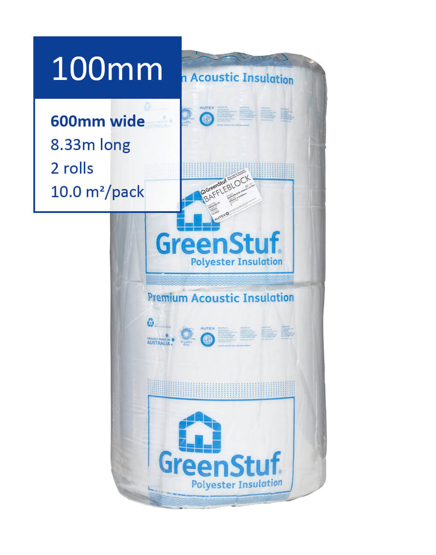 Autex Greenstuf Polyester Baffleblock Insulation Rolls