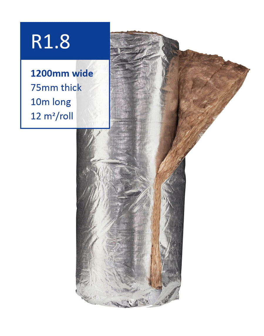 Knauf Earthwool Roofing Blanket Roll with Foil Facing