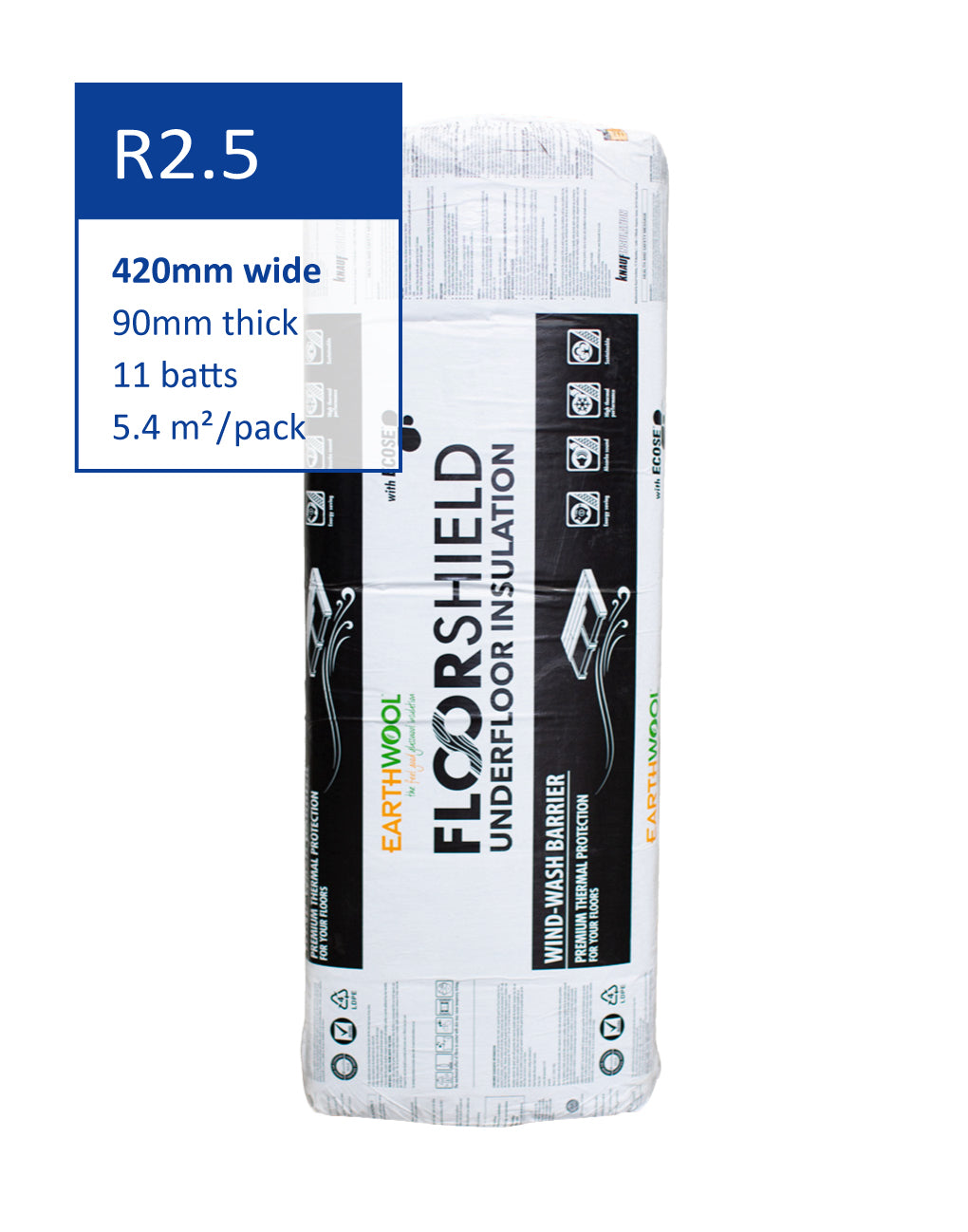 Knauf Earthwool FloorShield Insulation Batts
