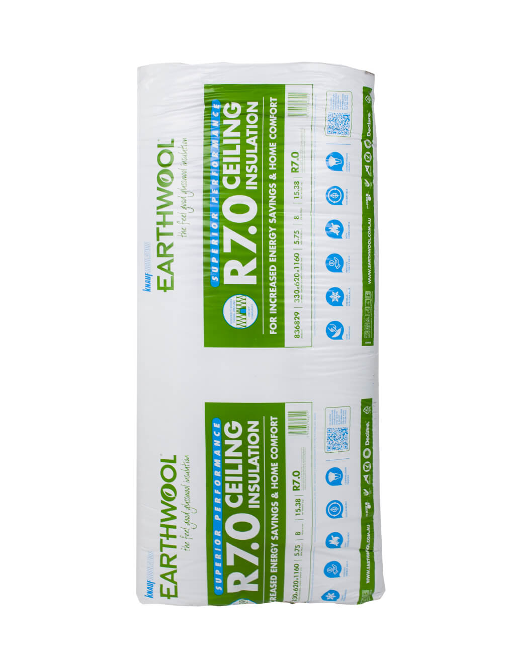 R7.0 Knauf Earthwool Ceiling Insulation Batts
