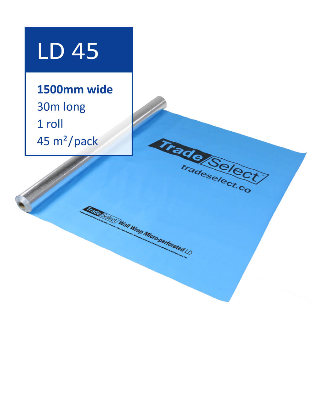Trade Select by Ametalin Standard Wall Wrap - Light Duty Foil