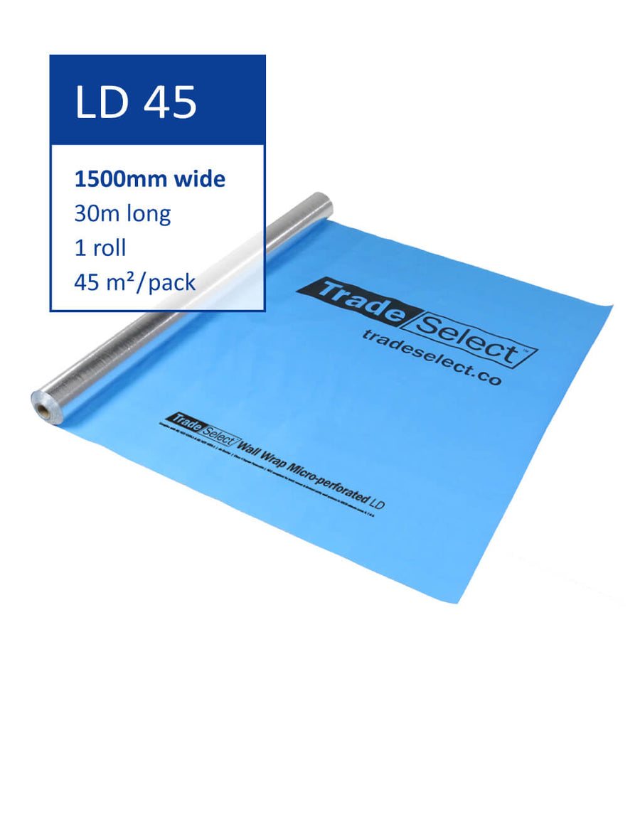 Trade Select by Ametalin Standard Wall Wrap - Light Duty Foil