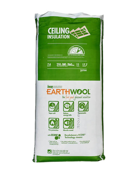 Knauf Earthwool Ceiling Insulation Batts