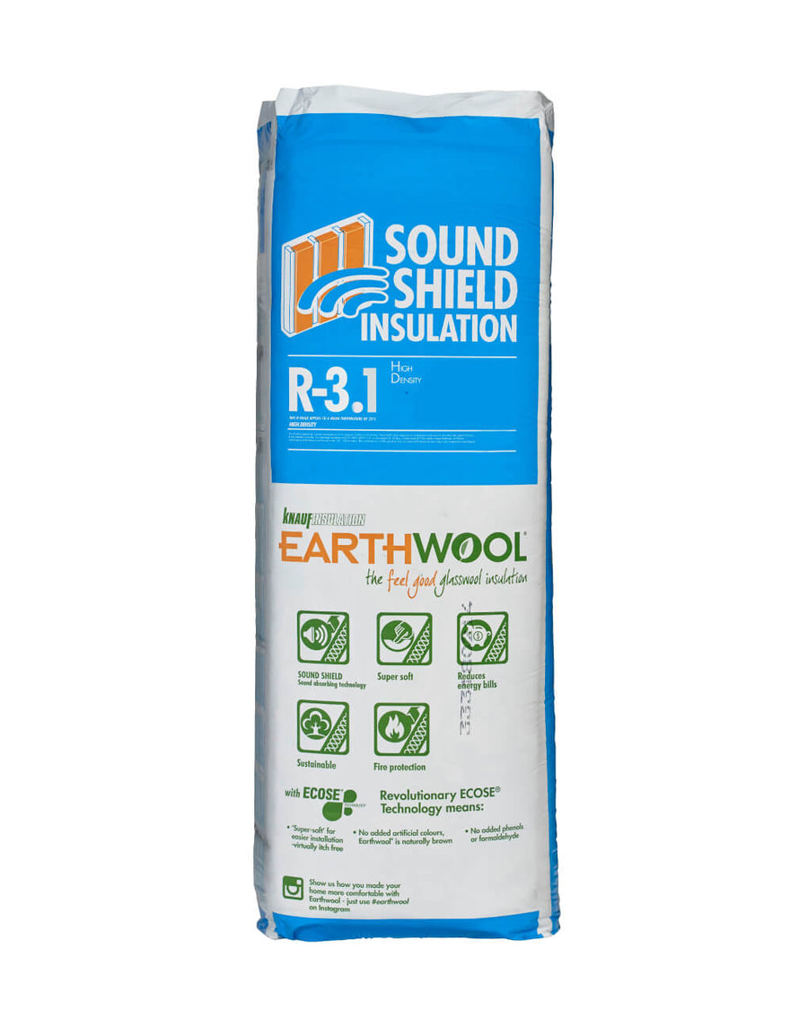 R3.1 Knauf Earthwool Sound Shield Insulation Batts