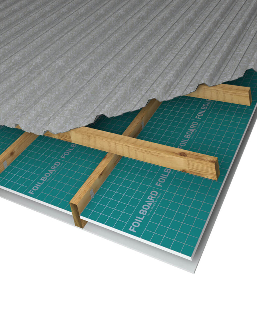25mm Foilboard Green Rigid Panels (Cathedral 25)