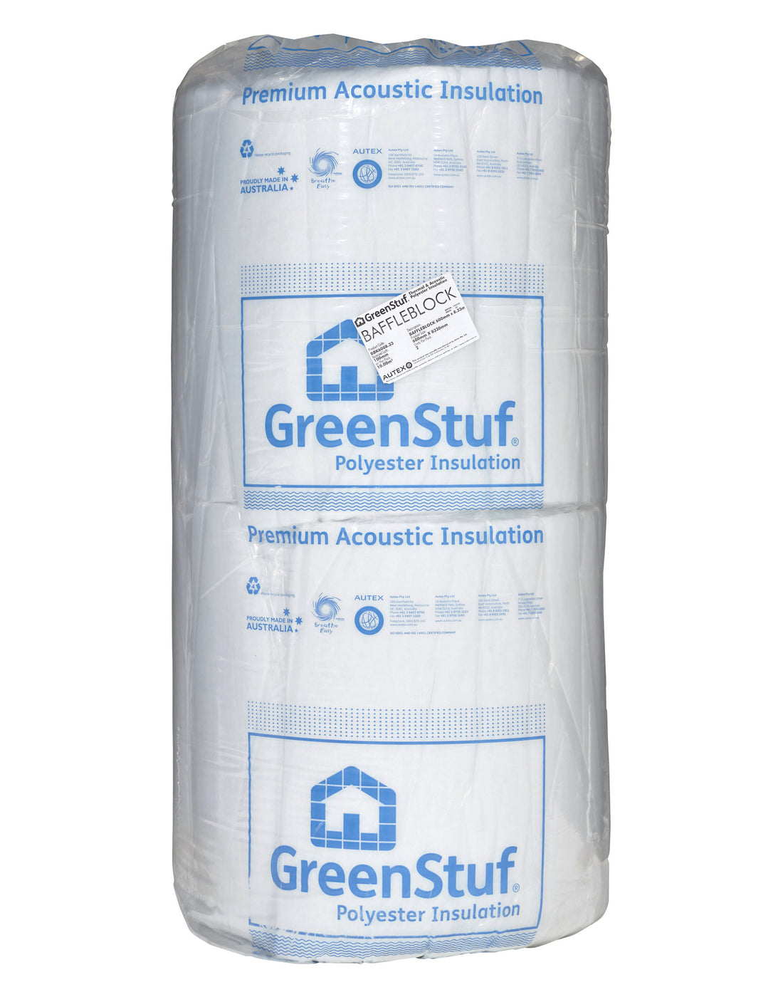 Autex Greenstuf Polyester Baffleblock Insulation Rolls
