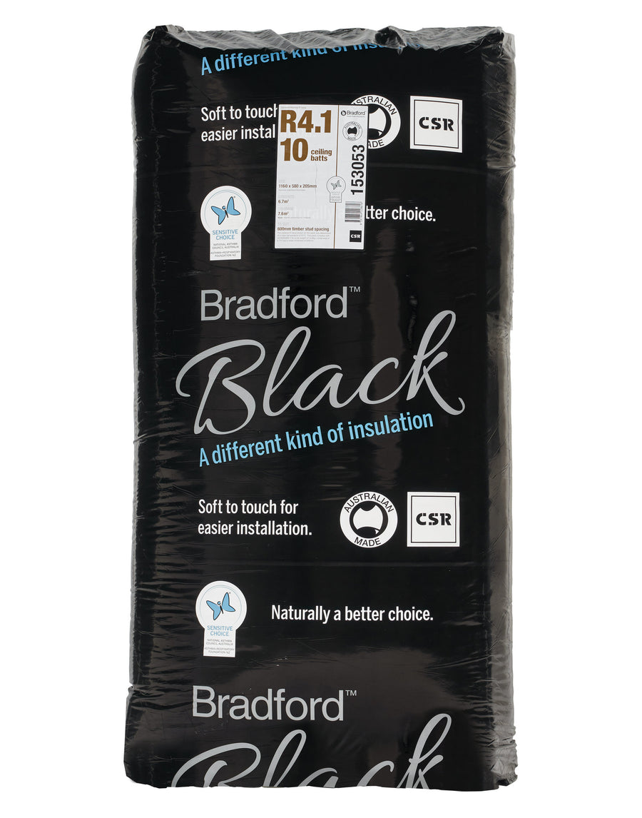 Bradford Black Hypoallergenic Ceiling Insulation Batts