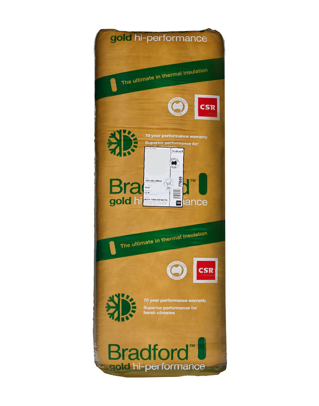 Insulation R Values R2.5 Bradford Gold Batts Hi-Performance Wall Insulation