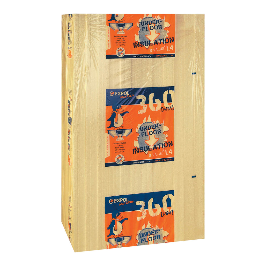 R1.4 - 360mm Expol Polystyrene Underfloor Insulation