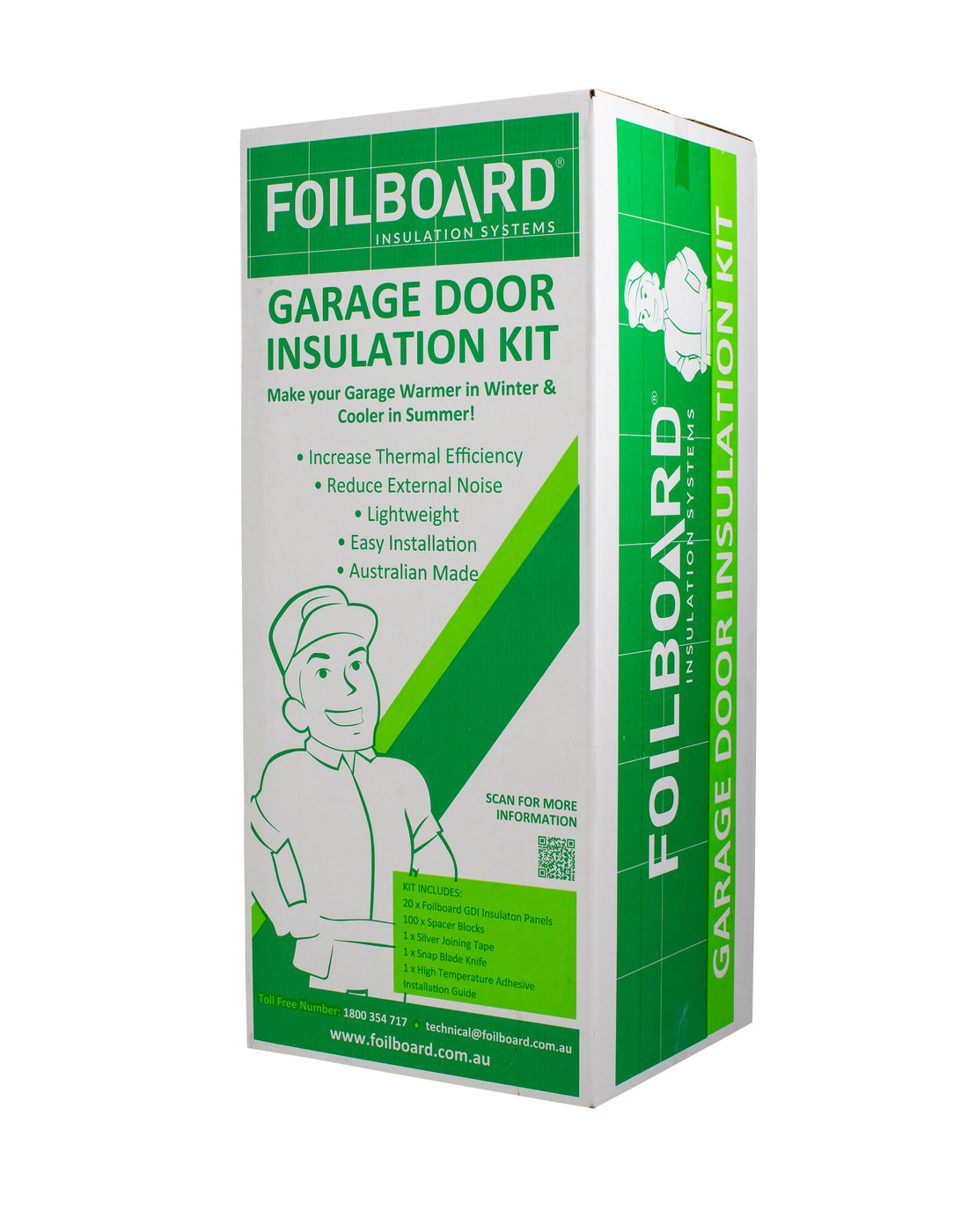 Foilboard Garage Door Insulation Kit