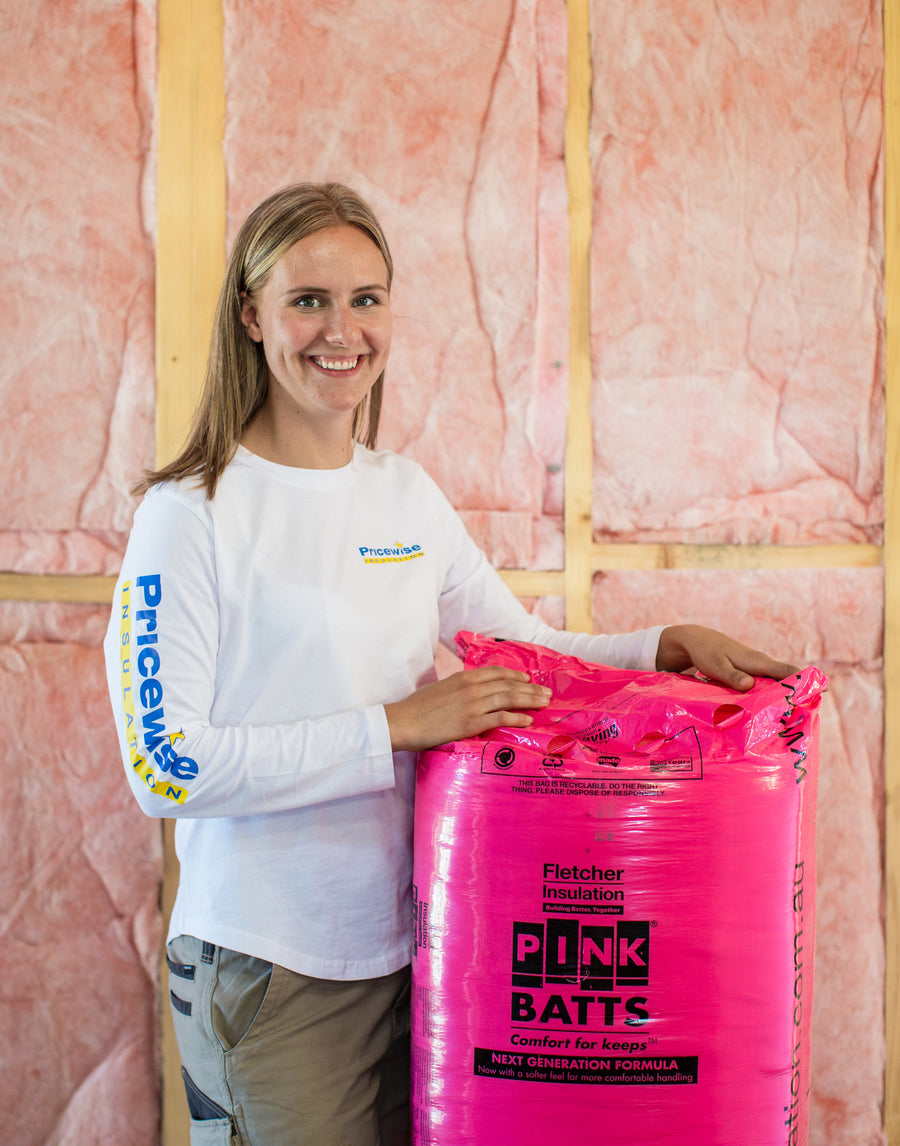 R2.5 Pink Batts Glasswool Ceiling Insulation