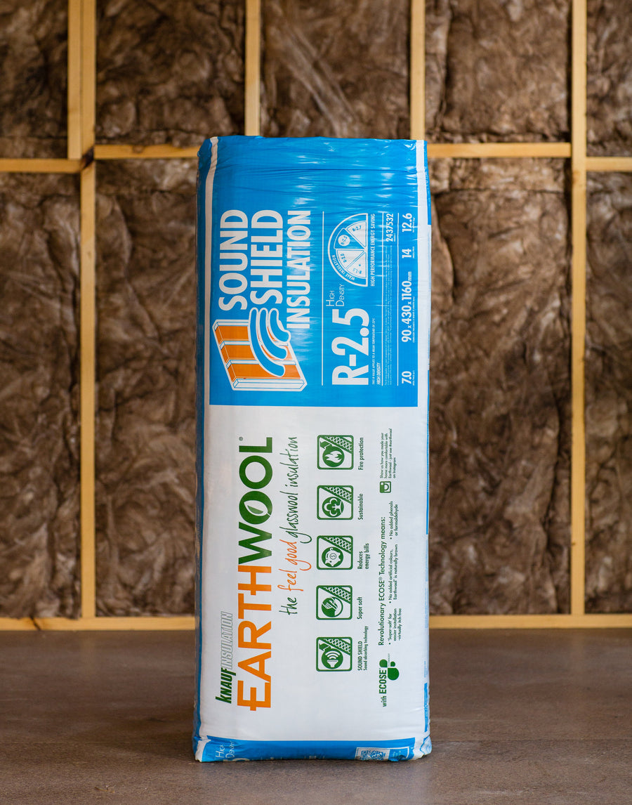 R2.5 HD Knauf Earthwool Sound Shield Insulation Batts