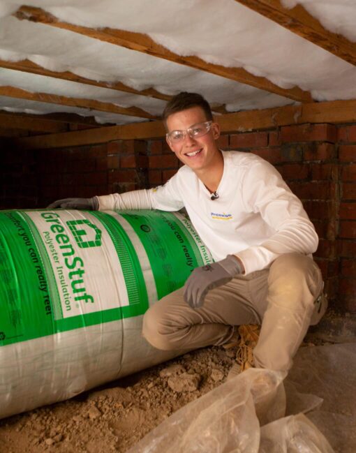 Buy R2.5 Autex Greenstuf Polyester Underfloor Insulation Rolls