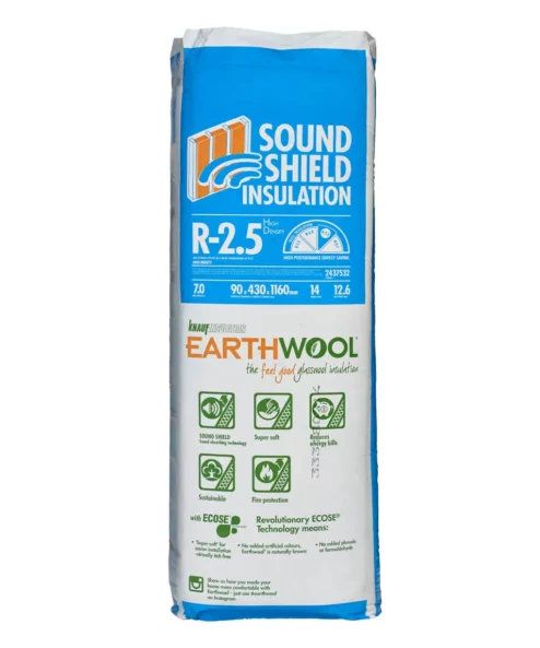 Buy R2.5 Knauf Earthwool Sound Shield Insulation Batts