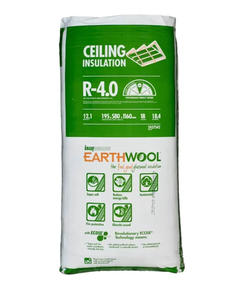Buy R4.0 Knauf Earthwool Ceiling Insulation Batts