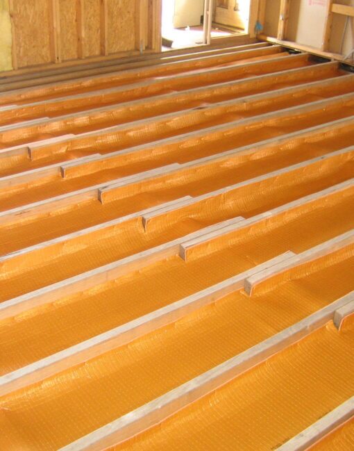 Kingspan Permifloor Insulation installed between timber joists