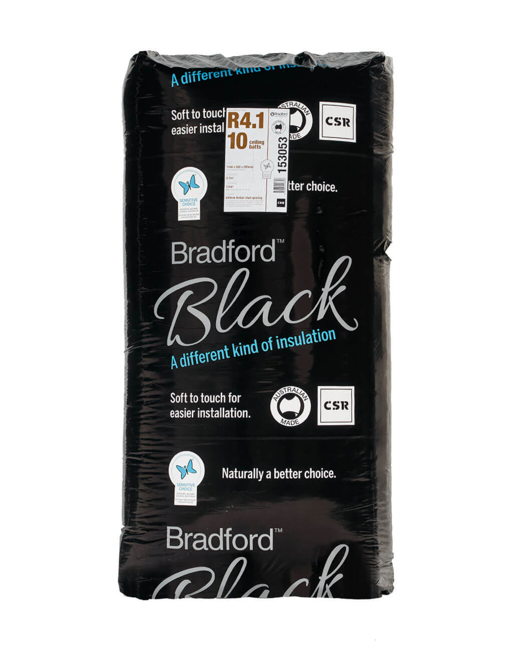 Bradford Black Ceiling Insulation Batts Hypoallergenic, Soft Touch