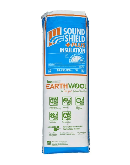 Buy Knauf Earthwool Sound Shield Acoustic Insulation Batts