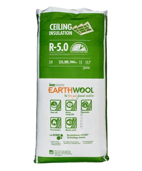 Buy R5.0 Knauf Earthwool Ceiling Insulation Batts