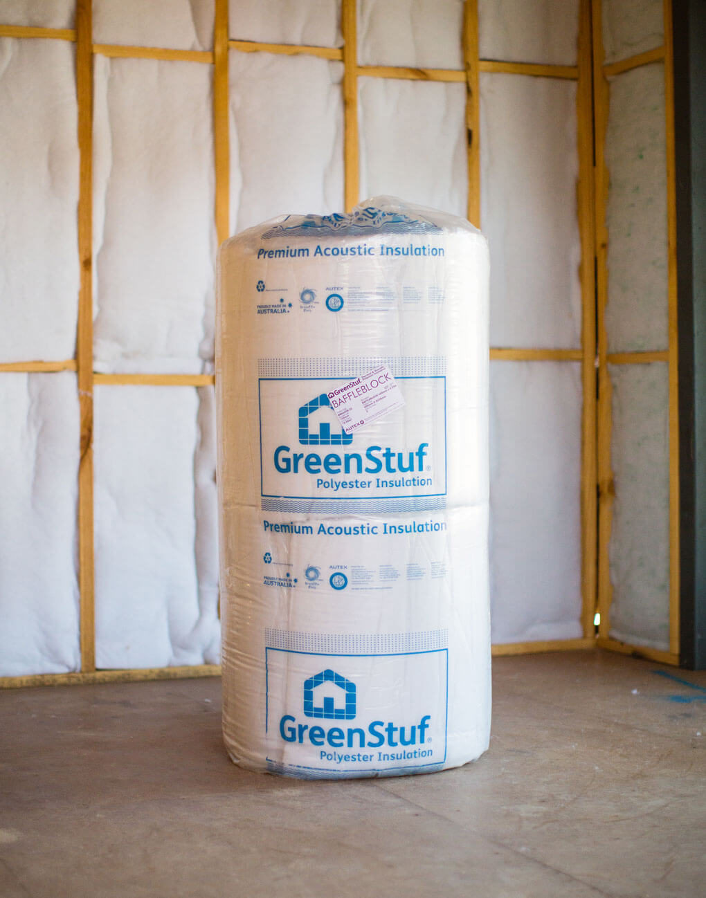 Autex Greenstuf® Polyester Baffleblock Insulation Rolls Pricewise Insulation