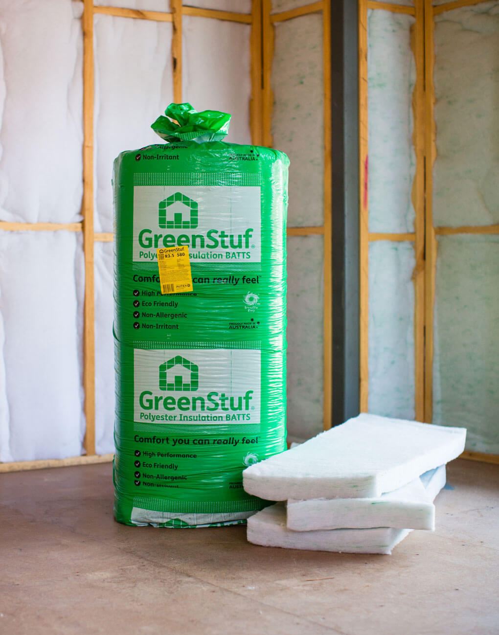 R2.5 Greenstuf® Wall Insulation Batts - Pricewise Insulation