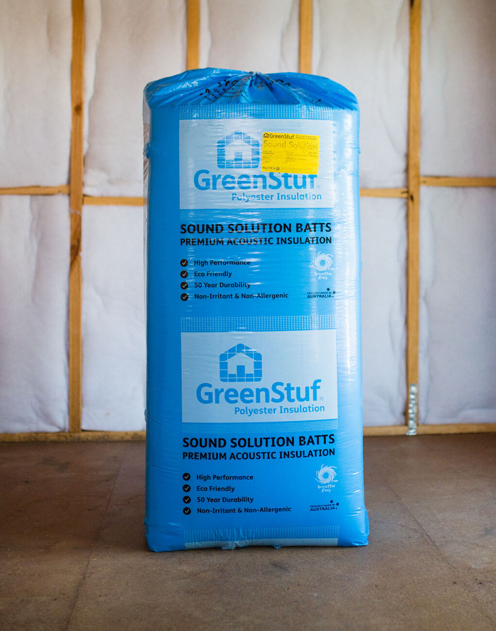 Greenstuf Sound Solution ® Polyester Acoustic Insulation