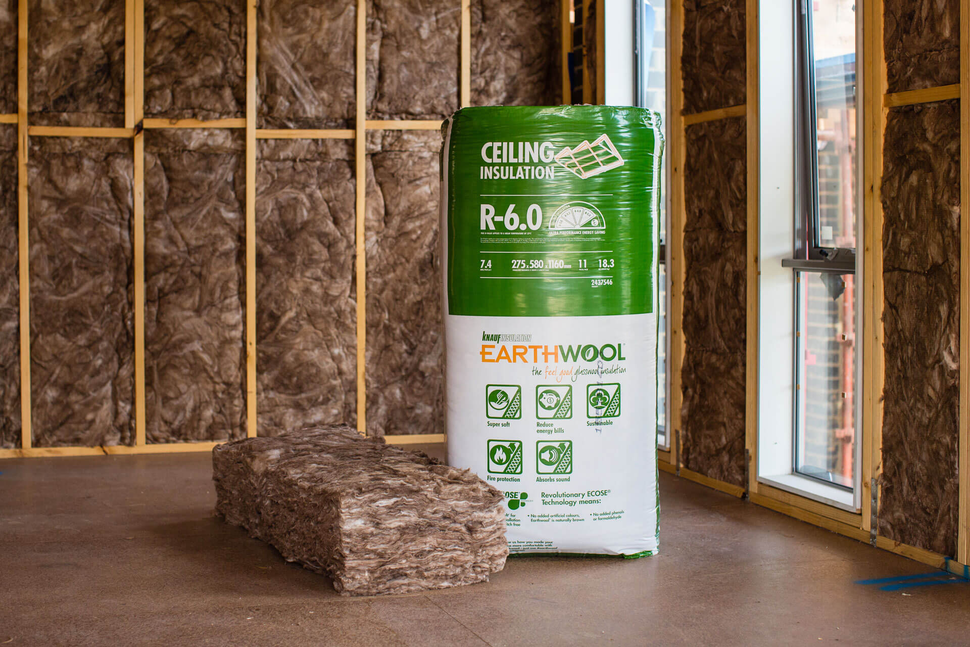 Buy Ceiling Insulation Online - R6.0 Insulation