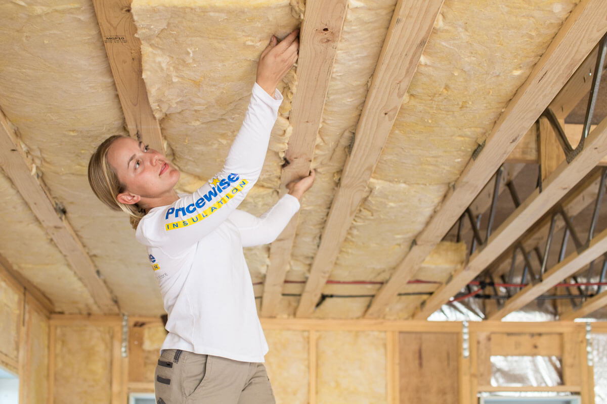 Keep your home warm with ceiling insulation