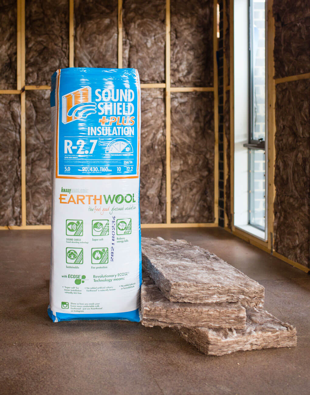 Buy Knauf Earthwool Sound Shield Insulation Online - Acoustic Insulation