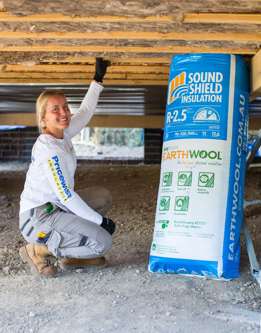 R2.5HD Knauf Earthwool® Underfloor Insulation