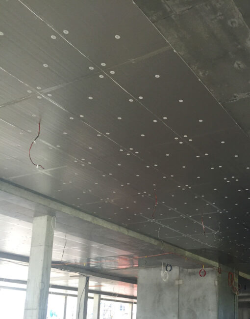 Kingpspan Kooltherm K10 Insulation Panels installed in a car park