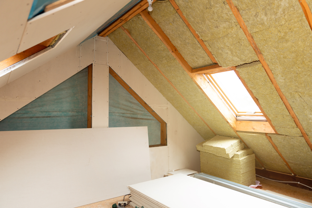 how to install insulation in attic