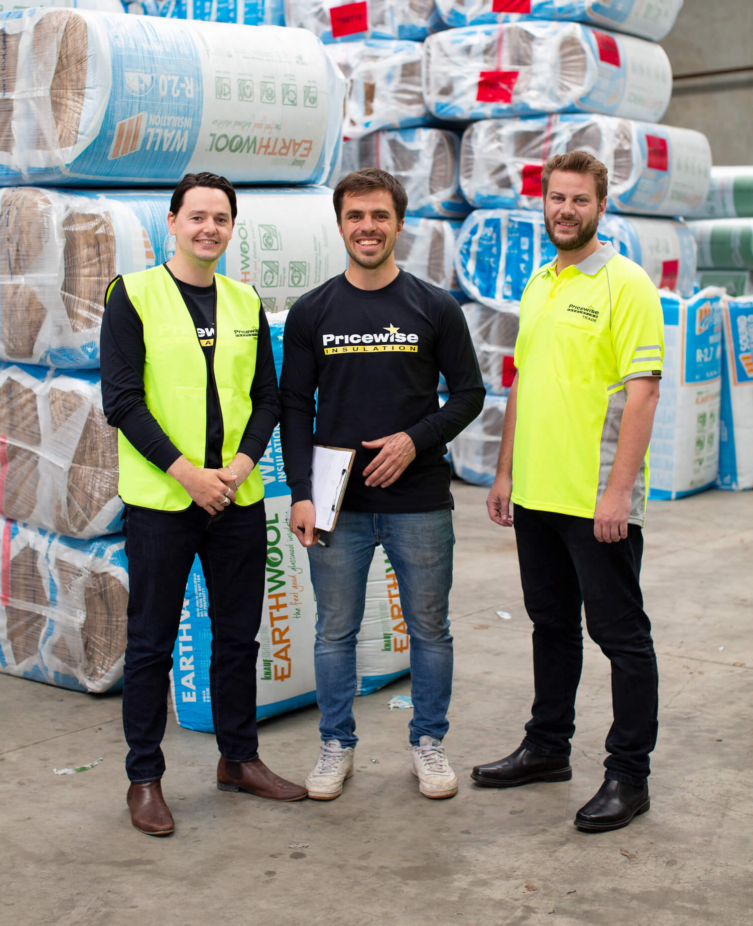 Pricewise Insulation Trade - photo in warehouse front on