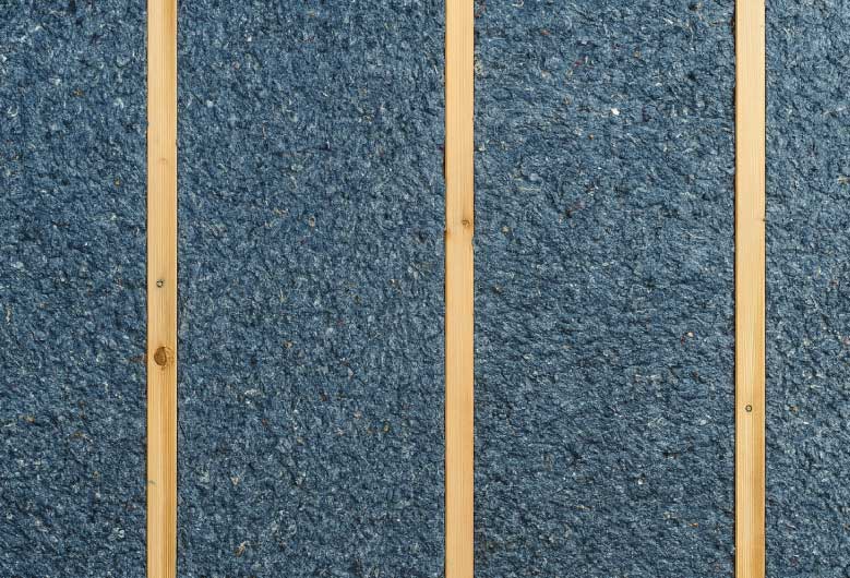 Denim Insulation situation on wall